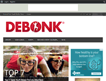 Tablet Screenshot of debonk.com